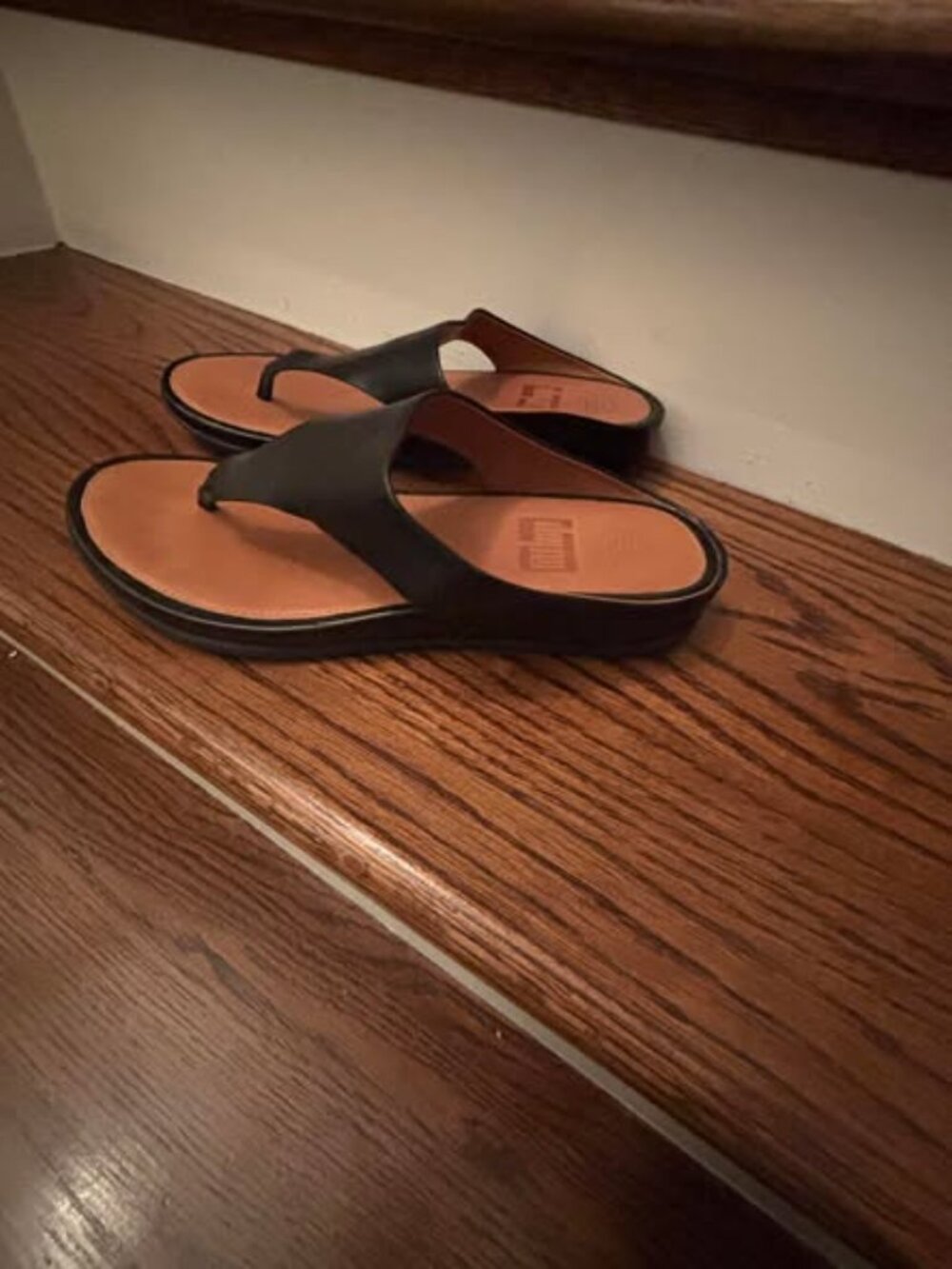 Leather Fitflop thong sandals 8/39 - Picture 2 of 6